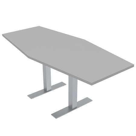 Skutchi Designs 33.5 in W, 69.5 in L, 29 in H, Engineered Wood Top, Grey HAR-HEX.IR-34x70-T-XD01